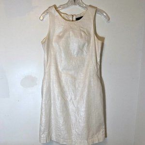Willi Smith Shimmery White Dress